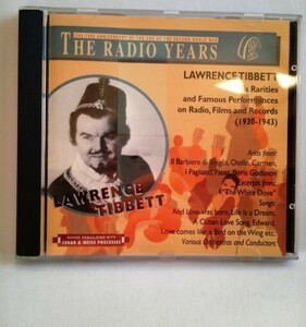 ★ lawrence tibbett/the radio years CD ローレンス・ティベット