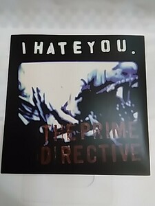 ★ I Hate You / The Prime Directive EP Punk HC ブルーカラー盤 ポスター入り