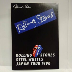 ★ Rolling Stones 1990年日本公演記念テレホンカード1枚 ローリング ストーンズ STEEL WHEELS ツアーテレカ in東京ドーム