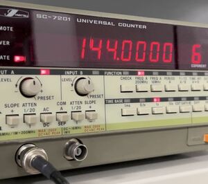 ★ 動作品 岩通 SC-7201 周波数カウンター 200 MHz ユニバーサルカウンター Universal Counter Iwatsu ★