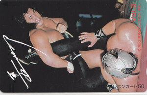  length . power Vol.3| Professional Wrestling [ telephone card ] S.5.20 * postage the cheapest 60 jpy ~