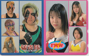 FMW 猛毒隊／女子プロレス【テレカ】 S.5.13 ★送料最安60円～