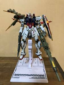 中古　バンダイ　METAL BUILD メタルビルド　ストライクガンダム　フライトユニット　アグニ　付き