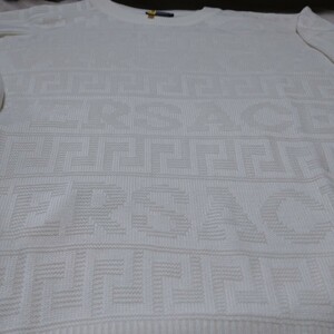  Versace summer sweater ( whole Logo knitting )