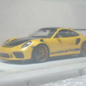 AXELLWORKS EM 574 AX1 PORSCHE 911(991.2) GT3 RS Weissach Package 2018 Grande Giallo Pearl ポルシェ アクセルワークス！の画像1