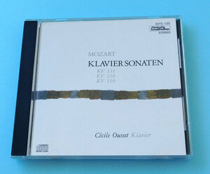 *CDmo-tsaruto: piano sonata compilation no. 8 number, no. 10 number, no. 11 number /se sill *u-se*mozart, ousset