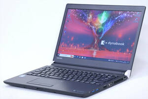 【即配】コスパ最強！Office2019搭載即戦力PC！dynabook R73/J Celeron 3865U RAM8GB SSD128GB 13.3TFT バッテリー良好 Win10