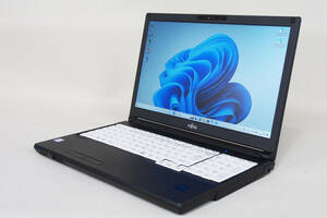 【1円～】Office2021+15.6FHD搭載快適快速PC！LIFEBOOK A749/A i5-8365U メモリ8GB SSD256GB 顔認証 Win11