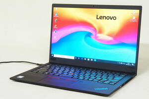 【1円～】軽量14.0FHD！携行性抜群！Office搭載！ThinkPad X1 Carbon 第七世代 i5-8365U RAM8G SSD256G Win10Pro