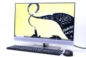 【1円～】Office2021搭載！狭額縁回転ディスプレイ！スタイリッシュPC！HP EliteOne 800 G5 i5-9500 RAM8G SSD512G 23.8FHD Win10