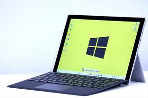 【1円～】Windows11 Office2021搭載！768g軽量タブレット！Surface Pro 5 m3-7Y30 RAM4G SSD128G 12.3PixelSense タイプカバー付属