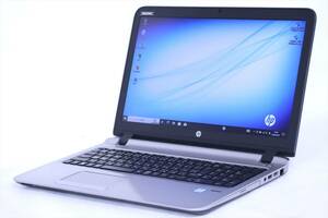 【即配】Office2019搭載 即戦力PC！バッテリー良好！HP ProBook 450 G3 i5-6200U RAM8G SSD128G 15.6FHD テンキー 有線LAN+無線LAN