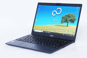 【1円～】Corei7 Office2021 極軽極薄 LIFEBOOK U938/VW i7-8550U RAM8GB SSD256GB 13.3インチFHD Type-C カメラ HDMI 指紋認証 Win10