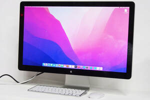 【即配】大画面27インチWQHD液晶モニター！AppleThunderbolt Display MC914J/A Thunderbolt