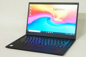 【1円～】軽量14.0FHD！携行性抜群！ThinkPad X1 Carbon 第七世代 i5-8365U RAM8G SSD256G win10