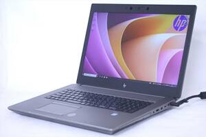 【即配】Quadoro Corei7搭載！快速ワークステーション！HP ZBook 17 G5 i7-8750H RAM16G SSD256G+1T 17.3FHD Win10 P1000-4G