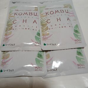 【ゆうパケットポスト限定発送】シードコムスKOMBUCHA 紅茶キノコ コンブチャサプリ約3ヶ月分×4袋