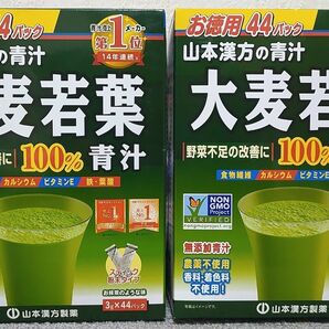 大麦若葉 青汁 山本漢方製薬 お徳用44包×2箱分 計88包