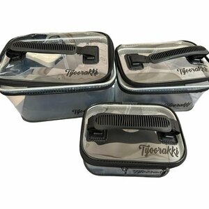 new goods fishing carrying convenience soft . keep hand transparent . on cover lure case taEVA 3 piece set /1 piece tackle box 133