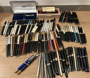 【大量1円スタート】万年筆 まとめ MONTBLANC PILOT モンブラン マイスターシュティック　パイロットカスタム　シルバー　國光會等　106本