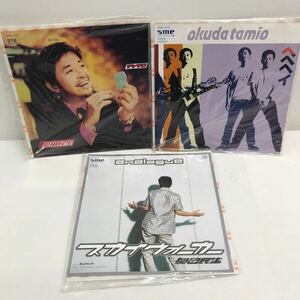 I0508A3 奥田民生 EP レコード 3巻セット 音楽 邦楽 / マシマロ SRK3027 / ヘヘヘイ SRKL 3033 / analogue SEKL2 SME