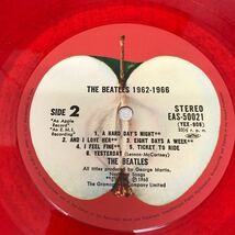 I0516A3 ザ・ビートルズ THE BEATLES 1962年〜1966年 特別限定盤 レッドカラー 赤盤 LP レコード 2枚組 帯付き EAS-50021.21 _画像6