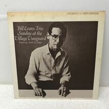 I0516A3 ビル・エヴァンス BILL EVANS TRIO SUNDAY AT THE VILLAGE VANGUARD LP レコード 音楽 ジャズ JAZZ SMJ-6201 国内盤 _画像1