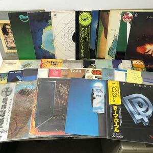 I0520D3 まとめ★洋楽 ロック ハードロック LP レコード 32巻セット / ピンク・フロイド / ALICE COOPER / DEEP PURPLE / YES 他