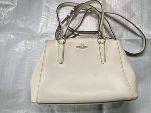 コーチ COACH ハンドバッグ F36704 F1692レザー アイボリー バッグ