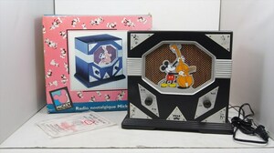 LIDCO radio no start rujik Mickey Mouse Vintage manner radio Desney abroad product consumer electronics box attaching miscellaneous goods [ unused goods ]