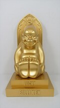 ラッキービリケン ビリケン人形 Billiken レジン製 置物 ゴールド 約35cmの大サイズ 箱付き 当社商標商品 [未使用品]_画像2