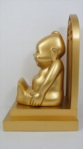 ラッキービリケン ビリケン人形 Billiken レジン製 置物 ゴールド 約35cmの大サイズ 箱付き 当社商標商品 [未使用品]_画像3
