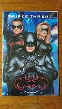 BATMAN&ROBIN/バットマン&ロビン Mr.フリーズの逆襲 TRIPLE THREAT ポスター DCコミックス 実写版 映画 雑貨_画像1