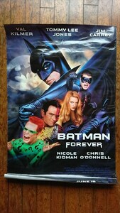 BATMAN FOREVER/バットマン フォーエヴァー 映画ポスター 1995年6月17日公開映画 ロビン 映画 DCコミックス アメコミ 雑貨