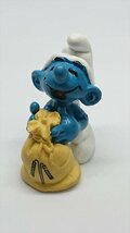 [珍品]Schleich Smurf スマーフ 小麦粉 20152 PVCフィギュア 1980年代 当時物 絶版品 デッドストック[未使用品]_画像1