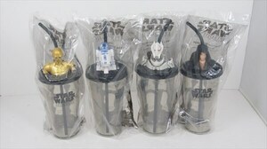 [ rare article ]STAR WARS tumbler 4 pieces set handle Gree Jack s Novelty complete set movie character miscellaneous goods [ unopened goods ]