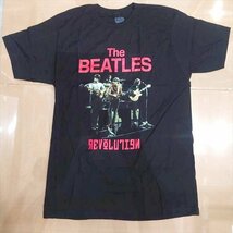 THE BEATLES プリントTシャツ Lサイズ ブラック 音楽 バンド ビートルズ 日本未発売 海外直輸入 ファッション雑貨 アメ雑_画像1
