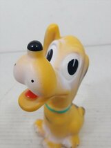 Disney プルート ソフビ ビンテージ 当時物 ディズニー 音が鳴る人形 PLUTO フィギュア 雑貨_画像2