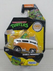 Funrise T.M.N.T. TURTLES SHELL RIDERS LEONARDO ミニカー フィギュア タートルズ ニコロデオン 雑貨 アメ雑 未開封品