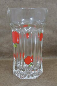 東洋ガラス リンゴ柄 ガラスコップ イースターフロート #531 グラス 昭和レトロ 食器 雑貨 未使用品