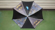 BATMAN バットモービル デザイン 子供用傘 持ち手がフィギュア DCコミックス キッズ アメコミ キャラクター 雑貨[未使用品]_画像5