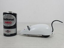 Mechanical Mouse ブリキ ホワイト ゼンマイ式 中国製 Rat ネズミ ビンテージ 箱付き 雑貨[未使用品]_画像5