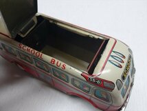 増田屋 SCHOOL BUS ブリキ 1960年代頃 当時物 バッテリー式 スクールバス Masudaya 雑貨_画像7