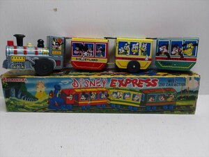 MARX TOYS MECHANICAL Disney EXPRESS WITH ZIG ZAG ACTION ゼンマイ式 ブリキ 1950年代 当時物 列車 ディズニー 箱付き 雑貨