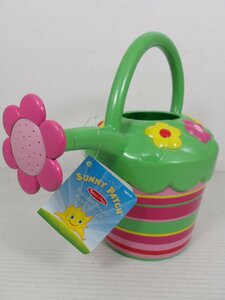 Melissa&Doug SUNNY PATCH Blossom Bright Waterring Can. rain .jouro gardening supplies abroad imported goods miscellaneous goods [ unused goods ]