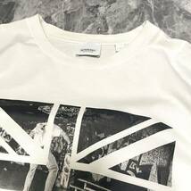 バーバリー【現行タグ 最高峰ラグジュアリー】BURBERRY LONDON ENGLAND Tシャツ XLサイズ ロゴ ユニオンジャック 半袖カットソー ホワイト_画像3