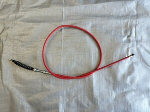 汎用 クラッチケーブル クラッチワイヤー 赤 約105cm