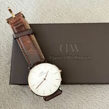 1円〜 稼働 Daniel Wellington ダニエルウェリントン 腕時計 _画像1