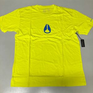 ニクソン NIXON メンズ 半袖 Tシャツ 未使用 ロゴ XLサイズ 黄色 イエロー Wings S/S Regular Lime