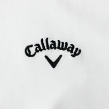 Callaway(キャロウェイ) CWプリントデザイン 半袖ポロシャツ (ホワイト)Ｍ_画像7